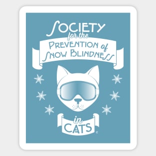 Society for the Prevention of Snow Blindness in Cats Sticker